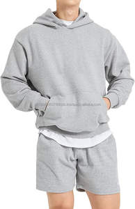Sweat-shirt à capuche pour homme coupe ample pull-over à capuche décontracté à manches longues sweat-shirt à capuche avec poche de haute qualité - Product Image 2
