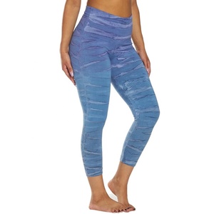 Legging de sport taille mi-haute pour femme, respirant, haute qualité, nouveau design personnalisé, imprimé, pour le yoga et le fitness - Product Image 4