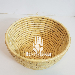 Bol en herbe de Moonj naturelle sculpté à la main, classique, pour usage quotidien, écologique, durable, mini format, multi-usages - Product Image 3