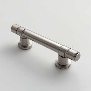 Poignées de porte en métal modernes avec un design minimaliste élégant pour les portes de chambre, les portes de salle de bain, les espaces de bureau et les maisons contemporaines - Product Image 2