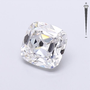 IGI Certified 2.11 CT SQUARE <b>OLD</b> MINER D Color VVS1 Clarity Lab Grown Diamond CVD LG 780613176 ROYAL GEMS for Jewelry Making - Product Image 2