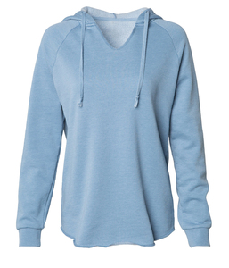 <b>Women</b>’s Light Blue Pullover Hoodie Casual Long Sleeve <b>V</b> <b>Neck</b> Hooded <b>Sweatshirt</b> Soft Comfortable Lightweight Everyday Wear - Product Image 1