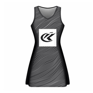 Customized Breathable Sports Training Netball <b>Jersey</b> with Stretchable Fabric 100% Polyester Sleeveless for Men - Product Image 6