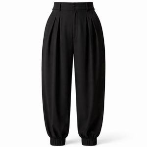 Pantalons Ballon Plissés Personnalisés en Gros pour Femmes - Fournisseur OEM et Fabricant Direct d'Usine pour Commandes en Gros - Product Image 1
