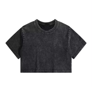 Camiseta personalizada de alta calidad para mujer, camiseta de gran tamaño de algodón personalizada para mujer, ropa para mujer con su logotipo - Product Image 1
