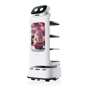 <span class=keywords><strong>Robot</strong></span> de Entrega de Alimentos con Guiado Automático, <span class=keywords><strong>Robot</strong></span> <span class=keywords><strong>Camarero</strong></span>, <span class=keywords><strong>Robot</strong></span> para Hoteles con Evitación de Obstáculos, <span class=keywords><strong>Precio</strong></span> de Fábrica Mi City 2026 - Product Image 1
