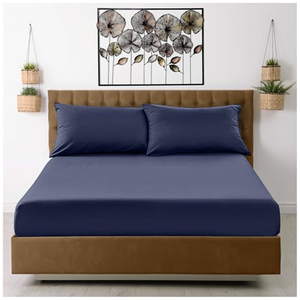 Hot Selling Fitted <b>Sheet</b> Custom Logo <b>Bed</b> Linen with Deep Elastic Pocket and Trendy Home Decor Style - Product Image 5