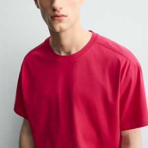Camiseta de Jersey Transpirable con Cuello Redondo y Corte Holgado para Hombre |   Camiseta Casual de Manga Corta 100% Algodón |   OEM/ODM Venta al por Mayor Personalizada en Blanco - Product Image 4