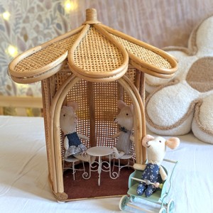 La mejor oferta en casa de juguete de ratán natural para niños, juguetes divertidos con forma de casa, del mejor proveedor vietnamita. - Product Image 4
