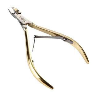 Coupe-ongles de haute qualité, logo doré, coupe-cuticules au laser, pince à ongles pour peaux mortes, pince de soin des ongles ANAAIF - Product Image 2