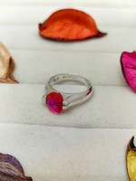 Bague de fiançailles unique en quartz arc-en-ciel, bijou élégant en pierres précieuses colorées, cadeau de mode pour femmes et jeunes filles