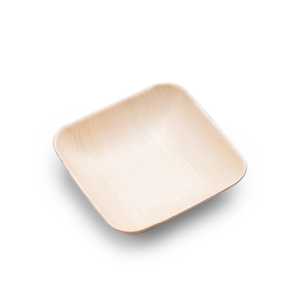 Tazón Desechable de Hoja de Palma Areca Cuadrado de 20 CM, Biodegradable y Ecológico, Apto para Microondas, para Camping - Product Image 3