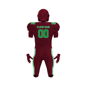 New Arrival Custom Designed American Football Uniforms High Quality Polyester <b>Men</b> Boys Youth Sports Wear Wholesale Football - Product Image 2
