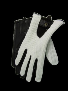 Gants de conduite unisexes en cuir, à doigts entiers, respirants, antidérapants, avec sangle de poignet réglable, noir et blanc, pour toutes les saisons - Product Image 6