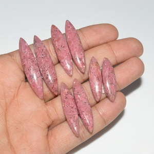 Magnifique pierre précieuse de rhodonite rose |   Finition naturelle lisse |   Taille 15-25 mm 100 grammes |   Fournitures pour la création de bijoux de créateurs - Product Image 2