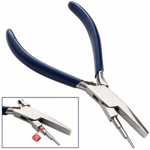 3 Step Wire Coiling Pliers with Flat <b>Nose</b> Jewelry Making Wire Loop Forming Tool ZetomedPro - Product Image 1