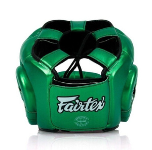 อุปกรณ์ป้องกันศีรษะสำหรับชกมวย Fairtex สีเขียว ทำจากหนัง PU ป้องกันเต็มใบหน้า สำหรับผู้ใหญ่ ใช้ได้ทั้งชายและหญิง อุปกรณ์ฝึกซ้อมกีฬา - Product Image 4