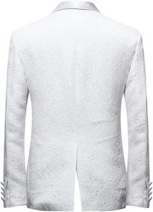 Traje Formal de Negocios para Hombre, Estilo Británico, de 3 Piezas, de Lana Peinada, Corte Entallado, Antiarrugas, con Solapa de Muesca, Blazer, Chaleco y Pantalones - Product Image 4
