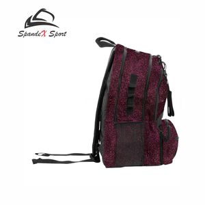 Bolsas de viaje personalizadas 100% poliéster con brillantina, bolsas escolares, fabricante OEM ODM, bolsas con brillantina y logotipo personalizado. - Product Image 4
