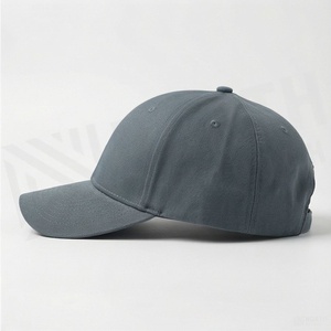 Casquette de baseball unisexe à 6 panneaux, couleur unie, en sergé de coton ajusté, chapeau décontracté pour adultes 58-60CM, à porter en toutes saisons - Product Image 3