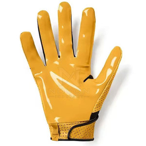 Gants de football américain de haute qualité, antidérapants, à doigts entiers, fermeture auto-agrippante, légers, unisexes, pour l'entraînement sportif - Product Image 4