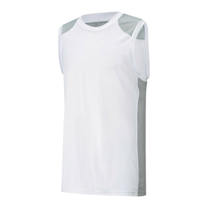 Camiseta de Baloncesto sin Mangas para Hombre, Cuello Redondo, Absorbe la Humedad, Poliéster, Corte Regular, Ropa Deportiva para Adultos - Product Image 1