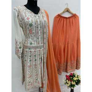 Beautiful Diamond Work Top Bottom and Dupatta for Party Wear <b>Indian</b> & <b>Pakistani</b> <b>Clothing</b> - Product Image 1