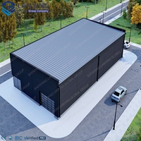 Structure en acier préfabriquée de haute qualité et au design moderne pour entrepôt/atelier en Pologne