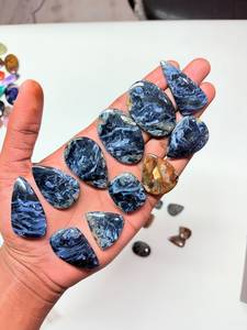 Pietersite Naturelle Rare, Gemme en vrac, Cabochons multiples, pour la fabrication de bijoux, Lot en gros, Cabochons de guérison, Poli à la main - Product Image 1