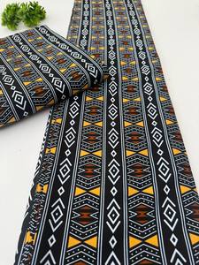 Tissu en coton 100 % imprimé wax sud-africain en gros, motif audacieux pour vêtements, artisanat et accessoires - Product Image 3