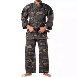 Uniforme de karaté noir unisexe de qualité supérieure, extensible, respirant, séchage rapide, 100% coton, options personnalisables, vêtements de karaté très vendus - Product Image 1