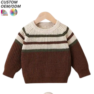 Suéter de Punto Personalizado para Niños, Cálido, Transpirable y Ecológico, de Algodón, Estilo Casual, para Invierno, con Soporte OEM y ODM para Venta al Por Mayor - Product Image 5
