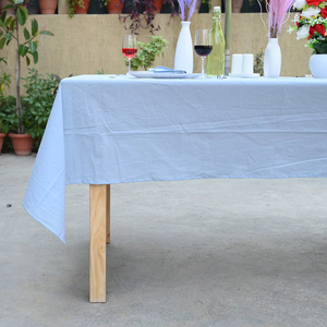Durable <b>Square</b> Solid Table Cloth Washable Table Cover Eco Friendly Table Cloth Cotton At Bulk Price - Product Image 1