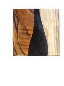 แผ่นรองแก้วไม้อีพ็อกซี่พรีเมี่ยมสำหรับถ้วยและแว่นตาแผ่นรองแก้วดีไซน์แม่น้ำทำด้วยมือพร้อมแผ่นรองแก้วและแผ่นรองแก้วแบรนด์ตามสั่ง - Product Image 6