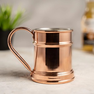 Luxury Handmade Paisley Printed Copper Water Beer <b>Mug</b> Antique Finish Ayurvedic Drinking Beer <b>Mug</b> Eco Friendly <b>Reusable</b> - Product Image 4
