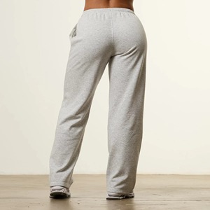 Pantalon de jogging ample et surdimensionné en molleton français pour femme avec logo personnalisé, 100 % coton épais, style hip-hop, idéal pour le sport et la gym - Product Image 3