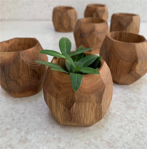 Eco-Friendly Wood <b>Planter</b> Pot Wholesale Supplier Indoor Desktop Plant Container Minimalist <b>Small</b> Flower Pot for Green <b>Planter</b> - Product Image 1