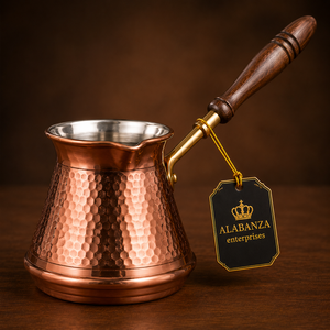 กาต้มกาแฟตุรกีสเตนเลสสตีลทันสมัย Alabanza พร้อมด้ามจับไม้ Cezve Ibrik - Product Image 3