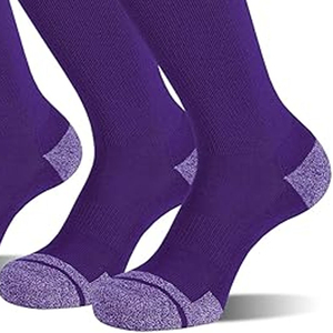 Wholesale Men's Anti Slip Grip Football <b>Socks</b> Custom Embroidery Logo Cotton Sports Soccer <b>Socks</b> Professional Design Silicone - Product Image 3