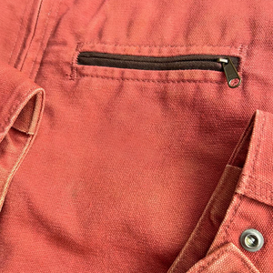 Chaqueta de Trabajo de Lona Desgastada para Hombre 2026, Forrada de Forro Polar, Estilo Retro, Ropa de Trabajo Urbana para Invierno - Product Image 3