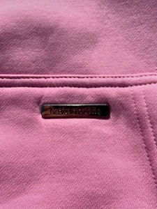 Premium Quality Oversized Heavyweight Fleece <b>Hoodie</b> <b>Pink</b> Drop Shoulder Pullover Badge Cuff Logo <b>Hoodie</b> for Women - Product Image 2