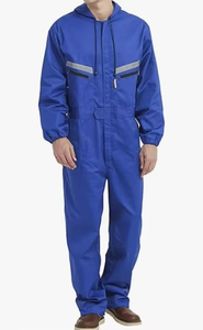 Traje de Protección Contra Incendios Personalizado, Overol de Construcción, Paquete de Respirador, Resistencia al Calor 1000C, Nivel de Protección D, Corte Regular - Product Image 4