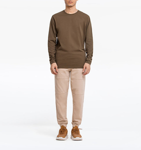 T-shirt d'été personnalisé, coupe ajustée, col rond, couleur unie, de qualité supérieure, tendance et à la mode, idéal pour le sport et la gym - Product Image 2