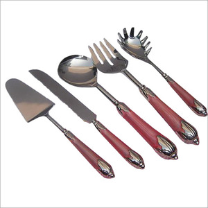 Juego de Cubiertos de Acero Inoxidable con Baño de Oro para Restaurante, Marca Unicorn Handicrafts, de Primera Calidad, Cuchara, Tenedor y Cuchillo, para Comedor de Lujo - Product Image 2