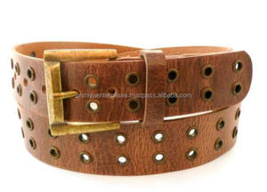 เข็มขัดหนังแท้ unisex สุดหรูใหม่งานแฮนด์เมดคุณภาพสูงเข็มขัดหนังแท้มีสไตล์ไม่ซ้ำใครโลโก้ตามสั่ง - Product Image 2