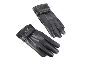 Factory Price 2025 Fashion Mens Touch Screen UV Protection Full Finger Warm Winter Sports Lightweight Leather <b>Gloves</b> <b>Waterproof</b> - Product Image 1