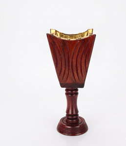 Brûleur à Bakhoor artisanal en bois d'acacia avec doublure en laiton, décoration d'intérieur arabe, cadeau de Ramadan, Bela Artisan - Product Image 2