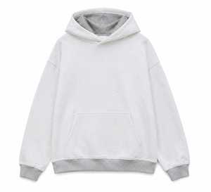 Sweat-shirt à capuche oversize pour homme, couleur unie, en molleton de coton, décontracté, avec poches, pour l'automne, sweats à capuche et sweat-shirts pour homme - Product Image 1