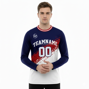 T-shirts personnalisés en gros, vêtements à manches longues personnalisés, impression par sublimation, livraison rapide, prix bas - Product Image 3