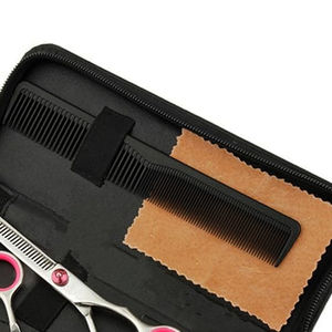 Juego de Tijeras de Peluquería Profesionales de Acero Inoxidable para Adelgazar el Cabello, Kit de Herramientas de Estilismo para Salón IMANS ENTERPRISES - Product Image 2